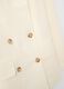 Beige double-breasted Lyocell and linen blazer, regular fit_5