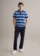 Oversized pure cotton multicolour striped polo shirt_1