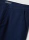 Blue regular-fit pure cotton chino trousers_5
