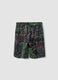 Multicolour pure cotton shorts for boys, regular fit_4