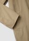 Impermeabile beige regular fit con zip_1