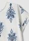 White pure viscose blouse with blue print, regular fit_5