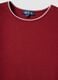 Red pure cotton short sleeve T-shirt regular fit_5