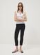 Black Skinny Fit Stretch Denim Blend Jeans_0