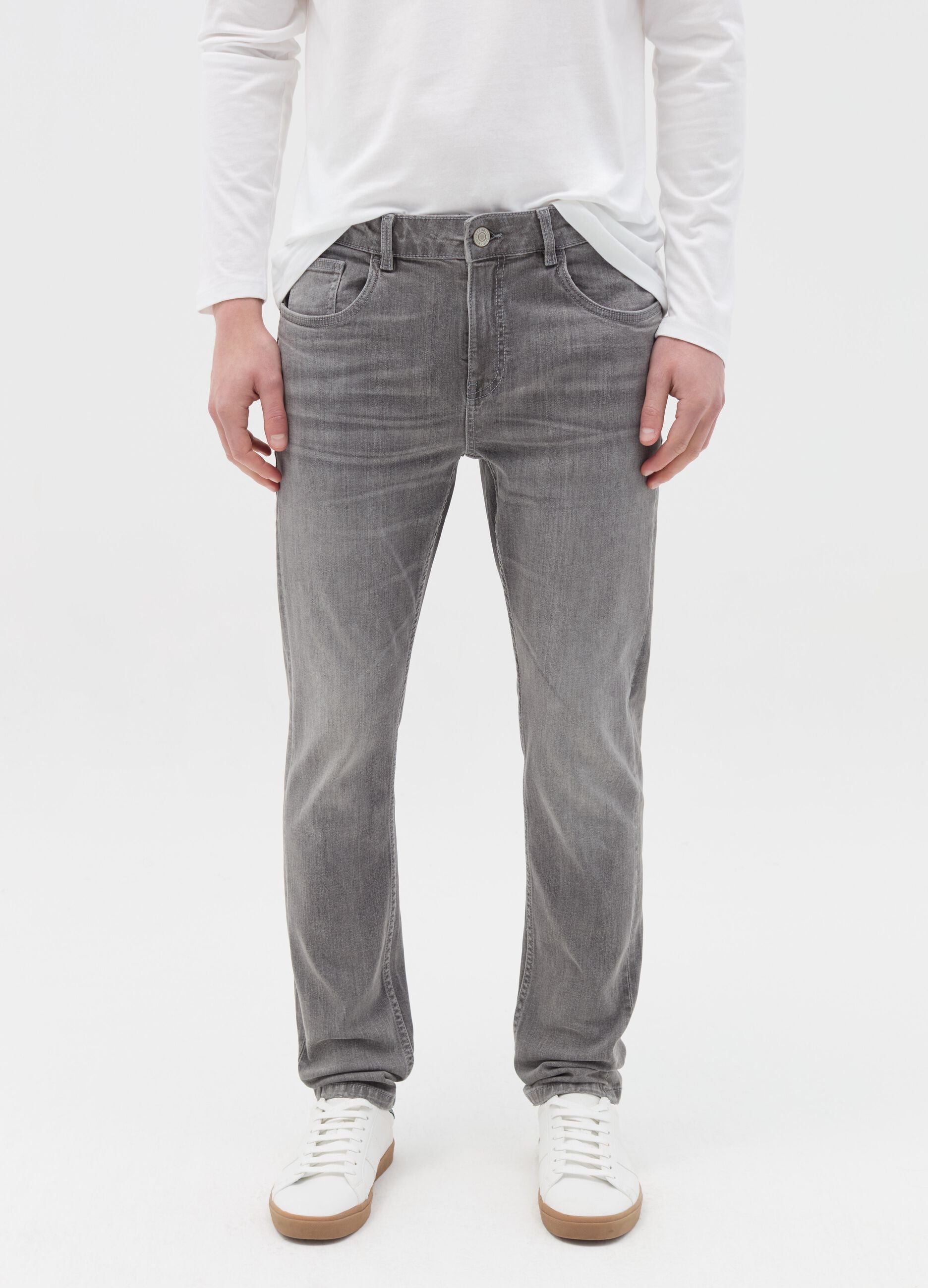Skinny-fit jeans with five pockets