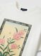 White pure cotton T-shirt with floral print_5