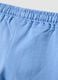 Girls&rsquo; light blue pure cotton shorts, regular fit_3