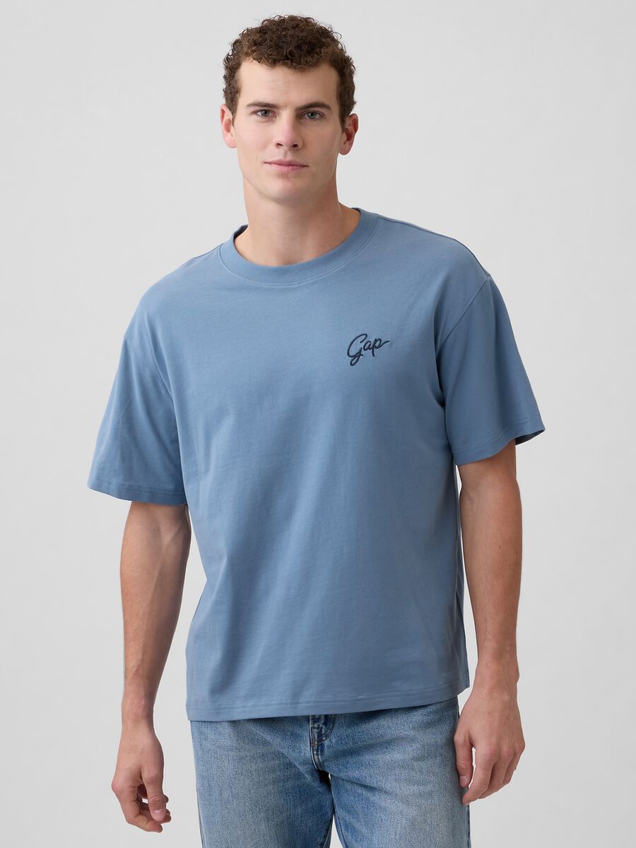Pure cotton short-sleeve T-shirt_0