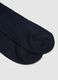 Two-pack long blue cotton socks_2