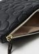 Black pouch with zip and floral pattern_2