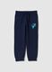 Joggers with drawstring and dinosaur print_0