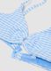 Blue striped bikini for girls_2