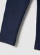 Blue stretch cotton slim fit leggings for girls_3