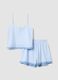 Light blue striped organic cotton pyjamas_4
