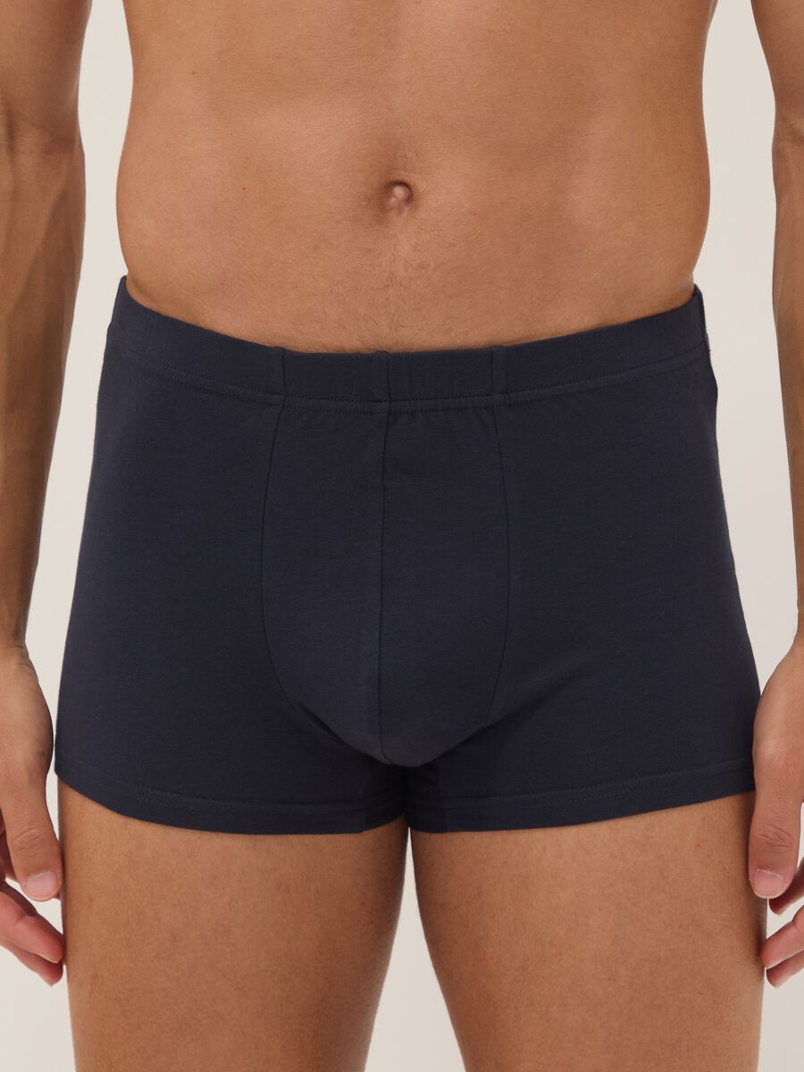 Blue organic cotton boxers_1