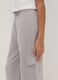 Girls' regular fit grey pure cotton jogger trousers_2