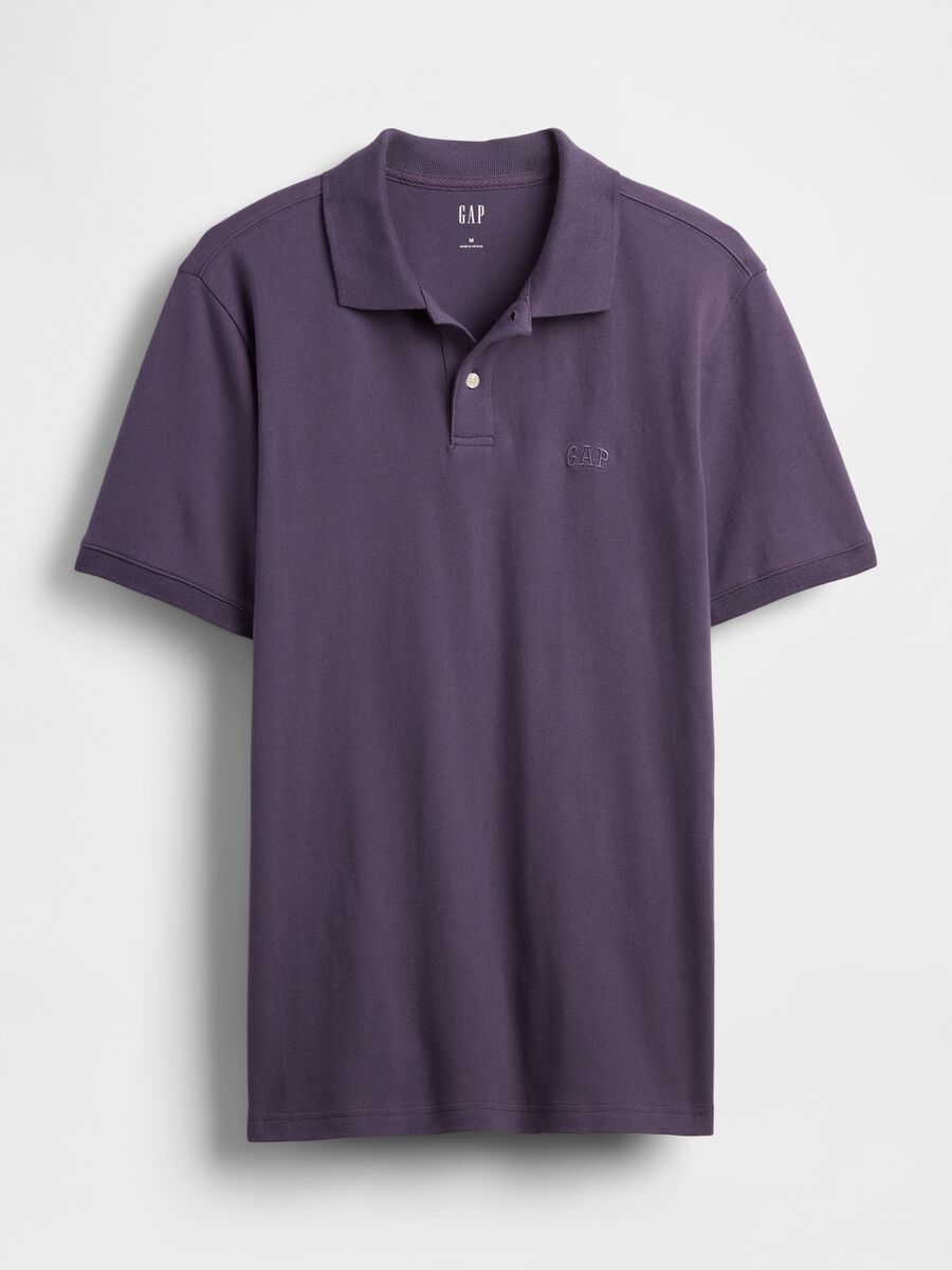 Purple Short Sleeve Polo_3