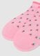 Girls' multicolour cotton blend fruit socks three-pack_1