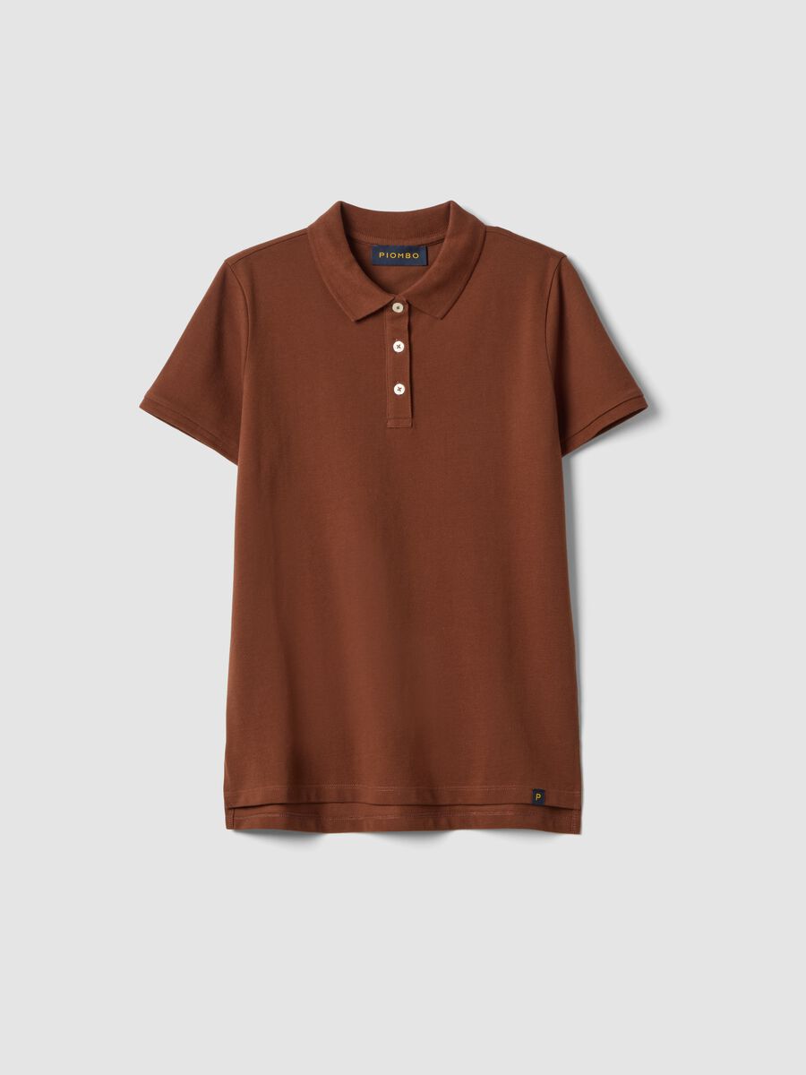 Sky blue regular-fit polo in 100% organic cotton_4