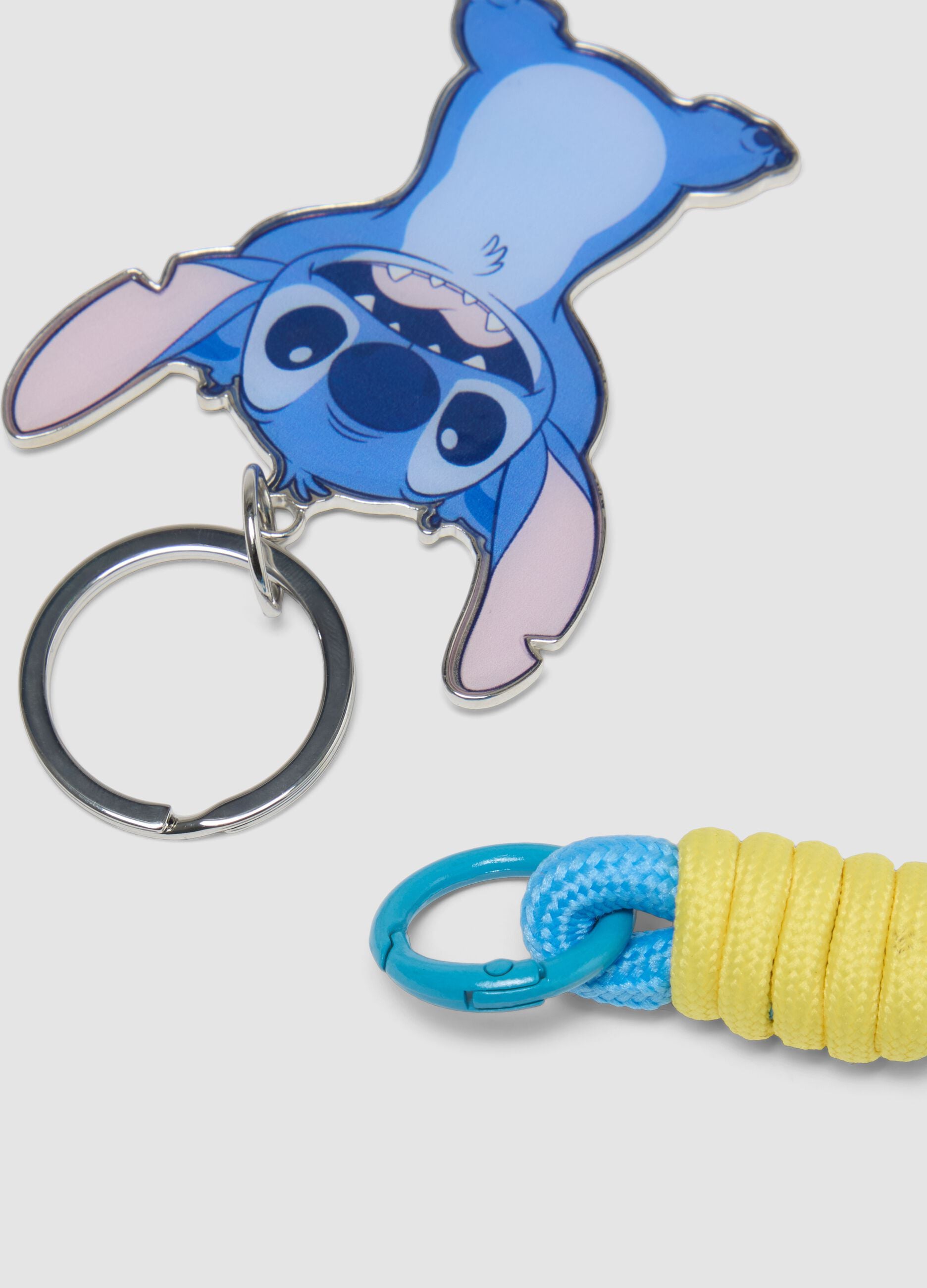 Blue Keychain with Stitch