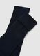 Pack of long blue bamboo blend stretch socks_1