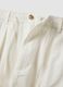 White linen-cotton blend trousers with elasticated waistband_5