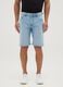 Men&rsquo;s slim-fit blue denim Bermuda shorts_1