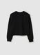 Cropped sweatshirt with foil print_4