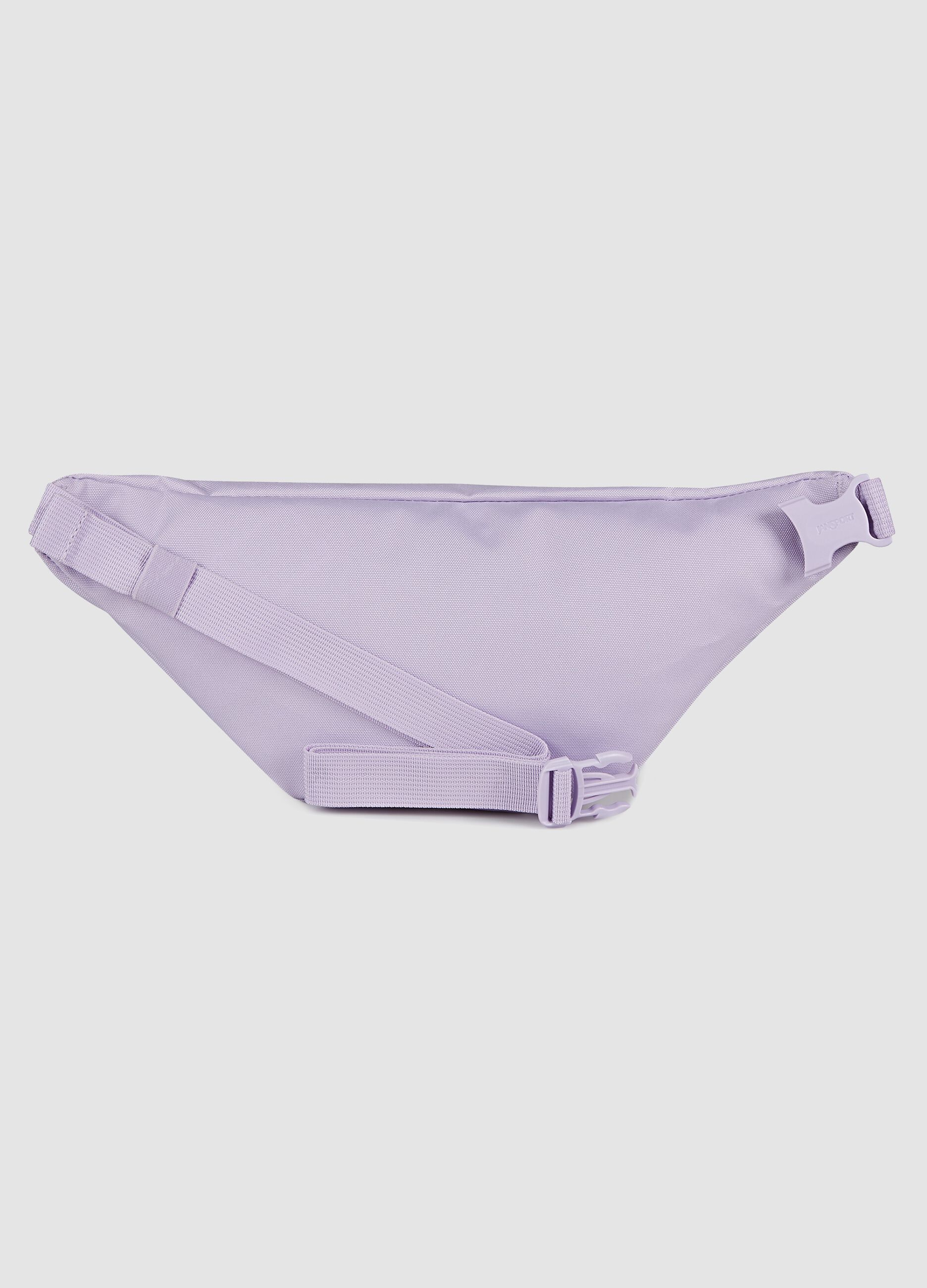 Purple bum bag with adjustable belt