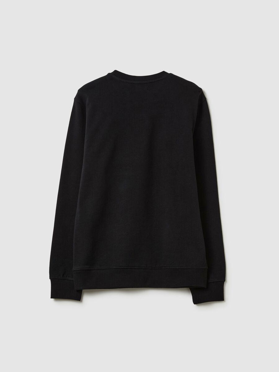 Round neck sweatshirt with print_4
