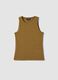 Yellow glitter top regular fit with thin straps_4