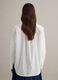 Oversized fit white pure cotton sangallo shirt_3