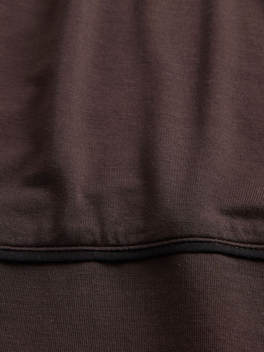 Brown Pyjama in Stretch Modal Fabric_5