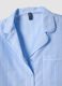 Blue striped pure cotton pyjamas, regular fit_5