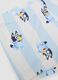 Blue printed swim trunks for boys_2