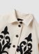 White linen and lyocell blend blazer with contrasting embroidery, regular fit_5