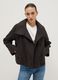 Brown regular fit coat with buttons_2