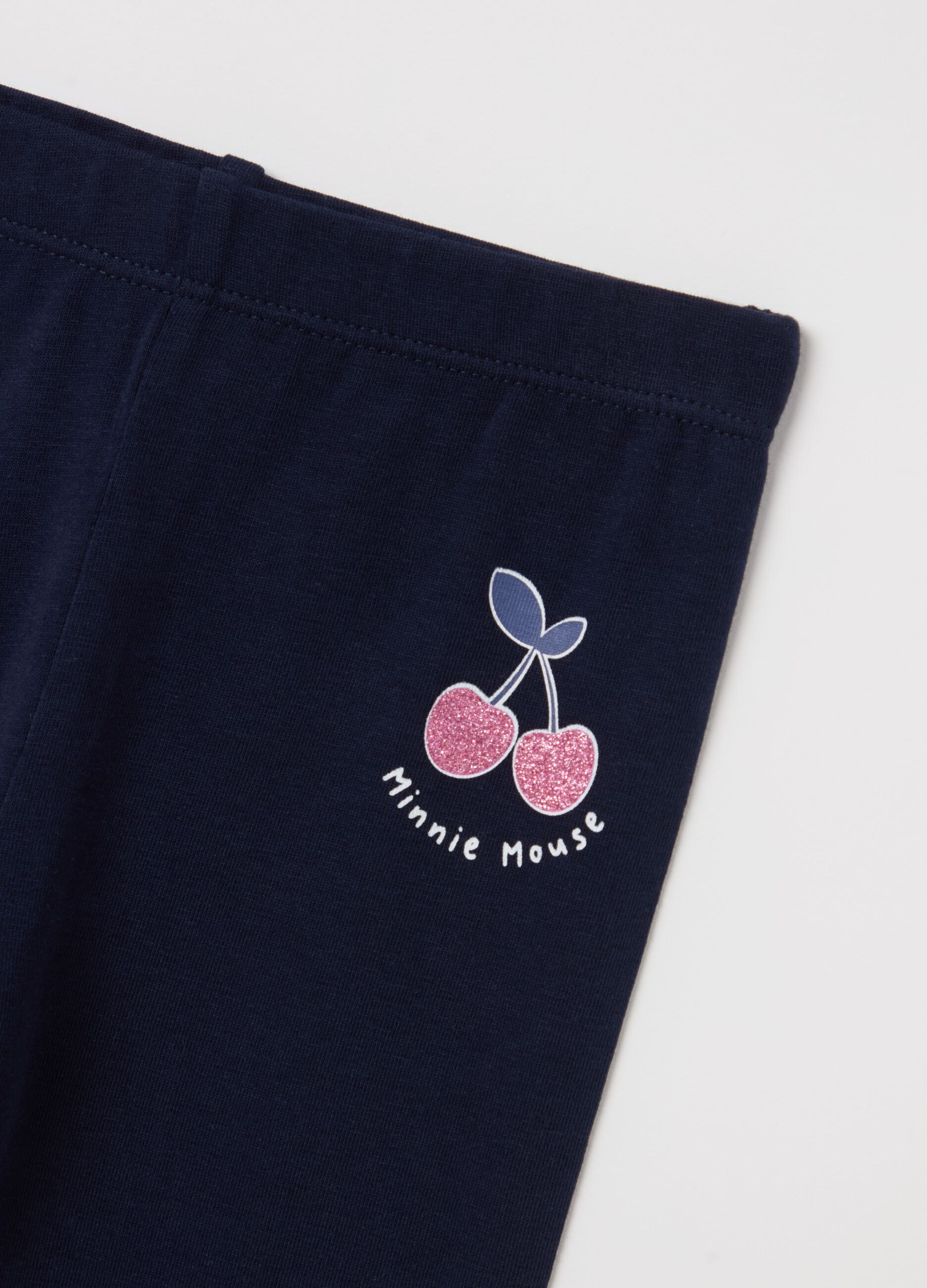 Stretch cotton jogging set with Minnie Mouse print