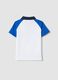 Multicolour stretch cotton oversized fit polo shirt for kids_1