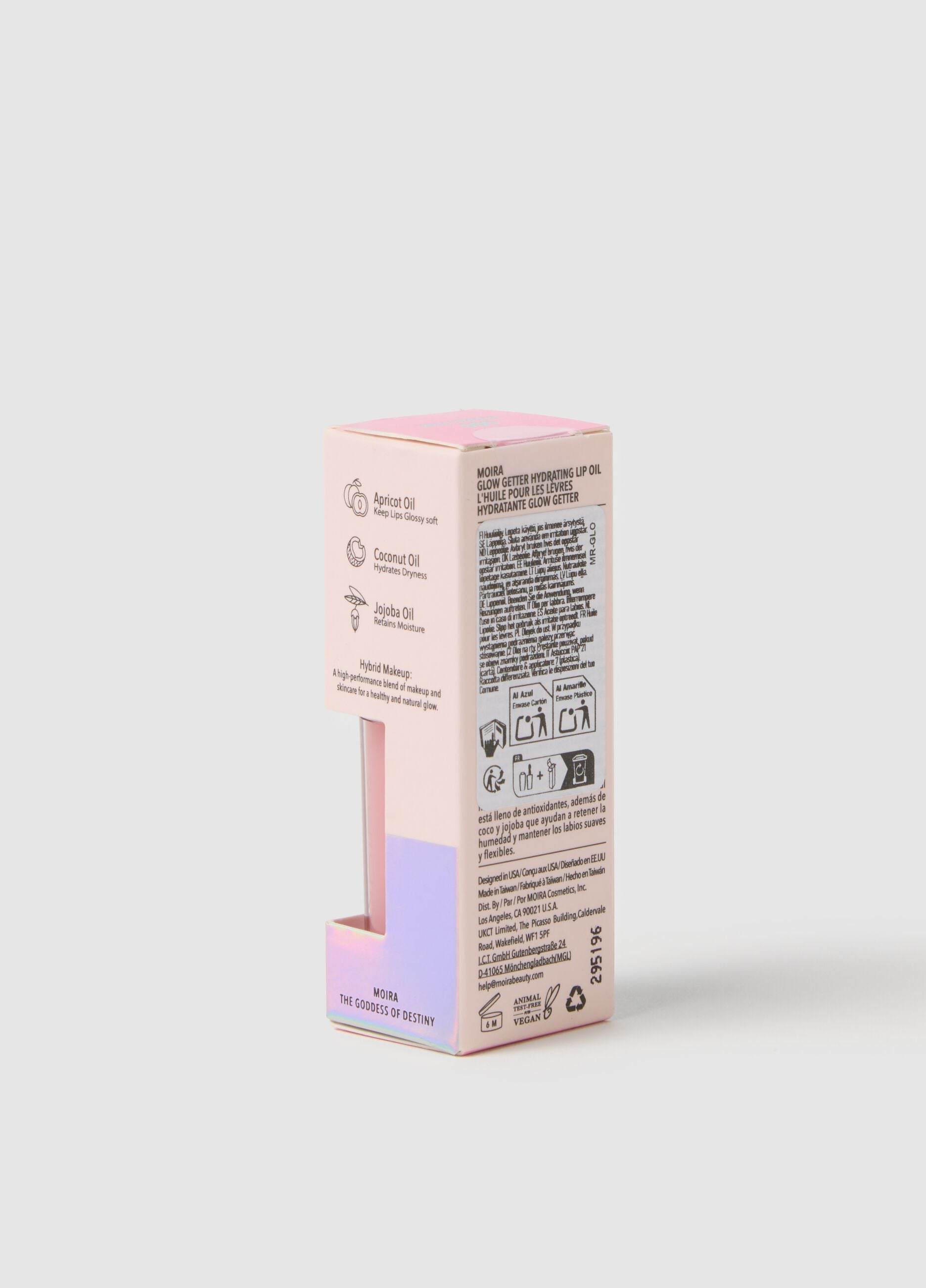 MOIRA GLOW GETTER HYDRATING OIL 009 BUBBLE PINK LIP OIL - Korean makeup