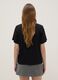 Black pure cotton regular fit t-shirt with print_3