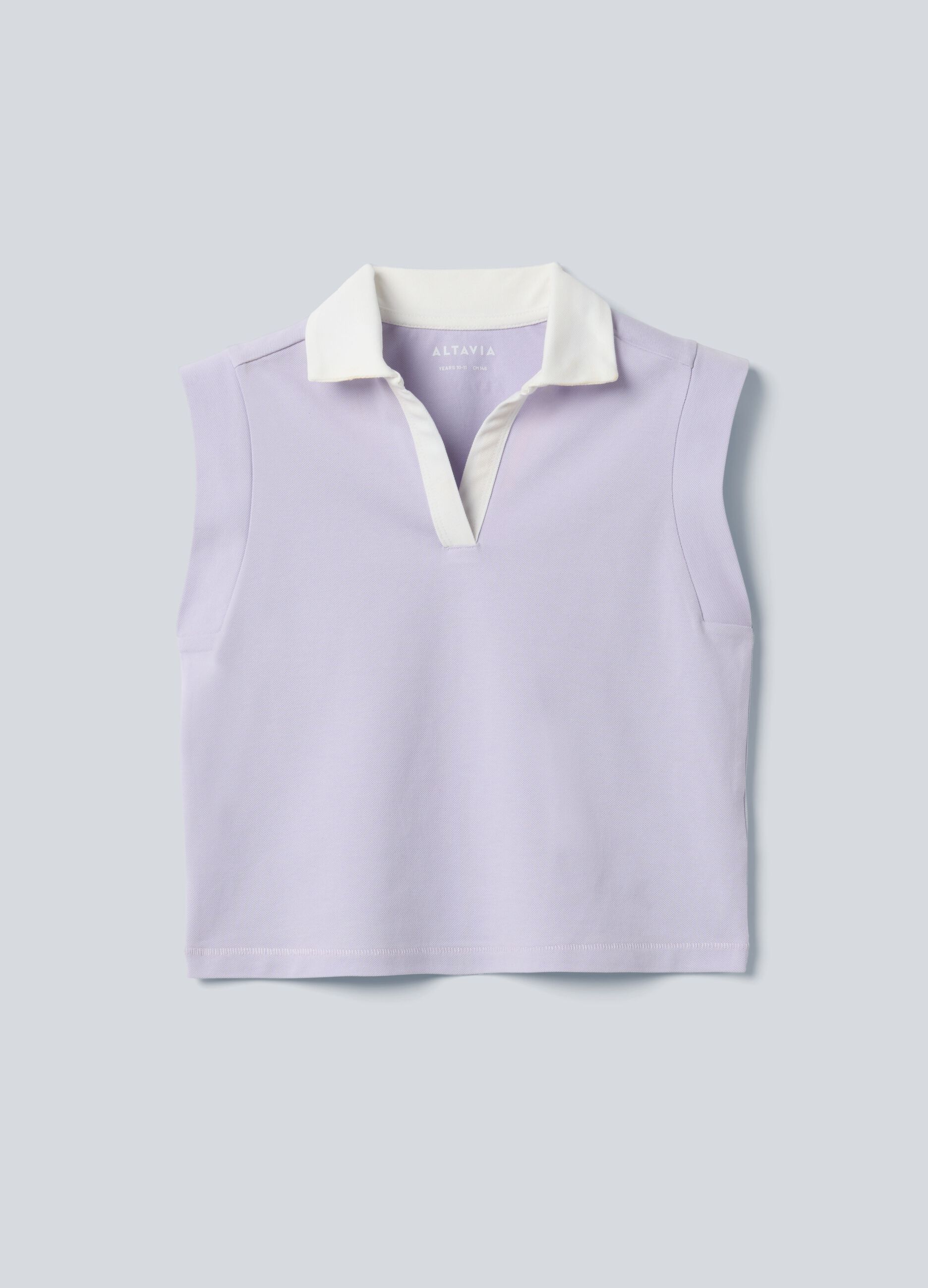 ALTAVIA COURT purple stretch-cotton sports polo shirt