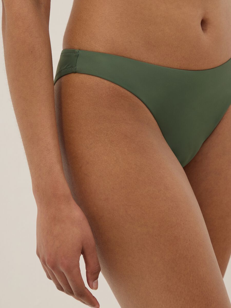 Green Stretch Bikini Bottoms_2