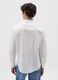 Cotton and linen shirt with Mandarin collar_3