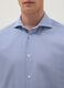 Light blue checked pure cotton regular fit easy iron shirt_1