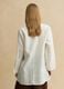 White pure linen oversized shirt_3