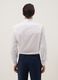 White long-sleeve cotton blend slim fit easy iron shirt_2