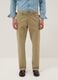 Pantaloni chino beige in cotone elasticizzato regular fit_1