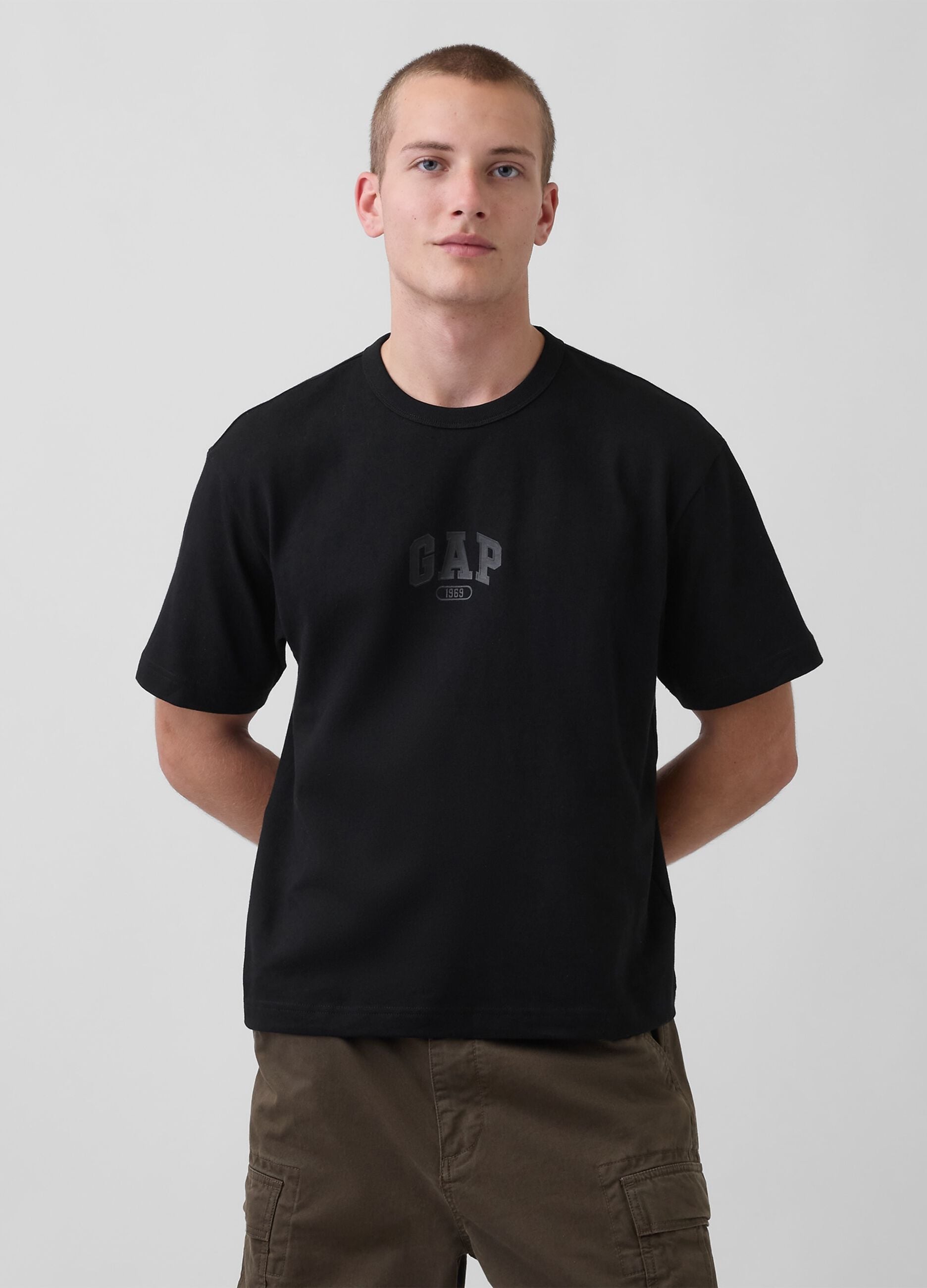Pure cotton short-sleeve T-shirt