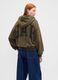 Green Gap Hoodie in Cotton Blend_1